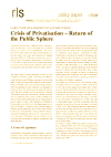 Photo: Crisis of Privatisation – Return of the public sphere